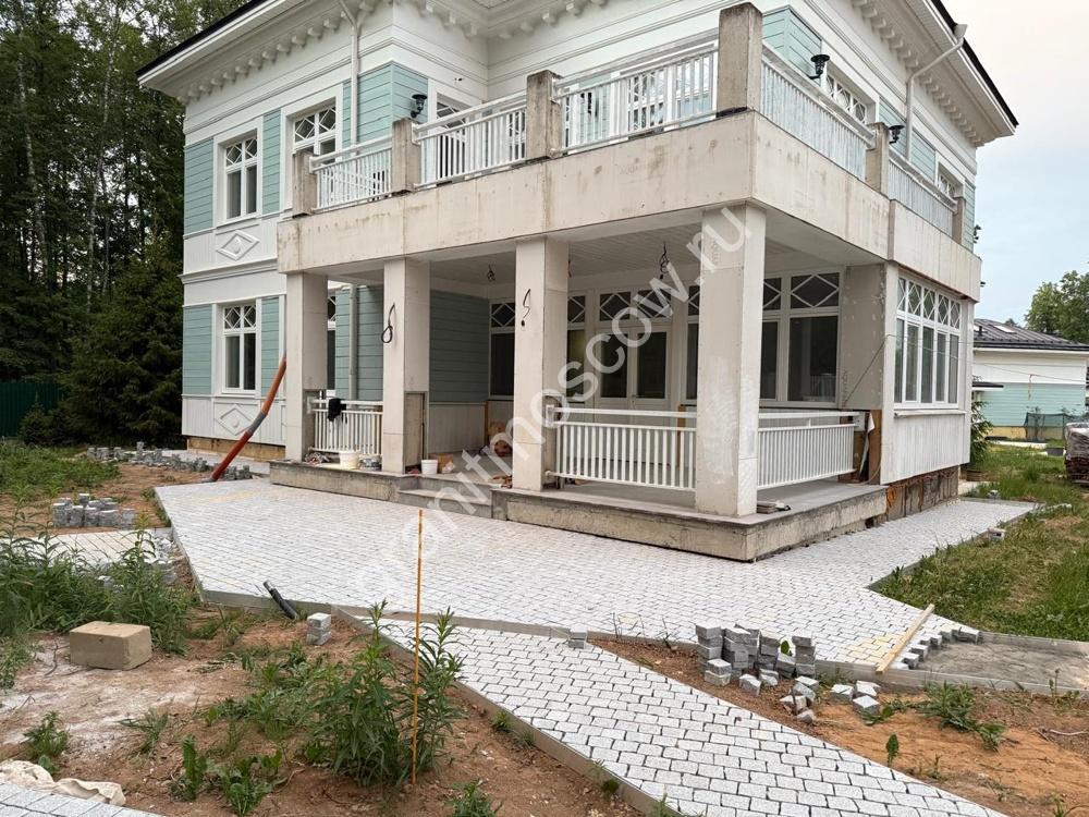 Гранитная брусчатка 100*100*50 мм, сибирский гранит